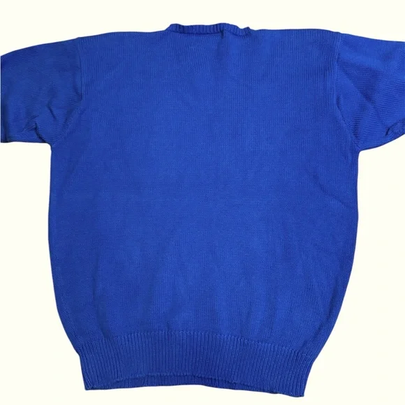 Polo Ralph Lauren Blue Knit Cotton Sweater Pullover Size Small - Picture 2 of 6